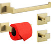 Kokosiri 4-piece Bathroom Hardware Set Bath Accessories Set, 0