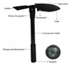 Pala Plegable Chica Acero Corazon Jardineria C/ Pico + Funda 2 Pala Plegable Chica Acero Corazon Jardineria C/ Pico + Funda 2