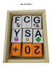 Set Letras Y Números En Caja Madera 80 Piezas Luhjbn 4
