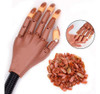 Mano Articulada De Práctica Manicura + 100 Tips Con Soporte 2