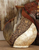 Deco 79 64735 Jarron De Ceramica / Capa, 14  De Alto X 11 2