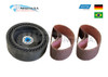 Kit 150mm Polea (disco) + 10 Bandas De Lija Grano 60 Al 1000 1