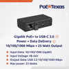 Poe Texas Gigabit Poe A Usbc 30  Entrega De Energía Y Datos 2