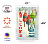 Toland Home Garden 1012438 Coastal Welcome Welcome Flag 28x4 1