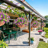 Flores Artificiales Colgantes En Canasta Exterior Interior P 1
