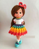 Tutorial Patron Muñeca Amigurumi Crochet Falda Colorida-esp. 4