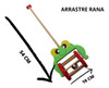 Arrastre Rodari Rana Juguete Didactico Madera Bebe Niño 4