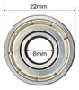 Kit 32 Micro Rolamento 608 Z Zz - 608z 8x22x7mm Abec-7 4