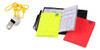 Combo Arbitro 1 Silbato + 1 Set Tarjetas Con Lapiz Y Estuche 0