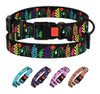 Collardirect Floral Collar De Perro Patron De Nailon Estamp 0