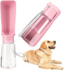 Botella De Agua Para Mascotas Con Dispensador Plegable. 0