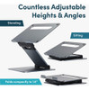 Soporte Ergonmico Para Computadora Porttil, Altura Ajustable 1