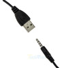2 X Nueva Aux De 3.5mm Audio Jack A Usb 2.0 Carga Macho Cabl 7