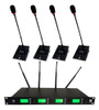 Sistema De Conferencia Inalambrico 4 Microfonos Gcm-4480 Gcm 0
