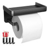 Soporte Para Papel Higinico Con Estante Y 4 Ganchos Para Toa 0