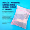 Kit 6 Saquinhos Com Ziper Lavar Roupa Delicada P/m/g 2