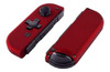 Carcasa Del Controlador De Mano Joycon Rojo De Tacto Suave E 2
