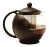 Tetera C/ Infusor Acero Inox Vidrio Té Hebras 1250ml Palermo 0