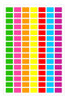 Paquete Parlaim De 1575 Etiquetas De Codificación De Colores 0