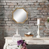 Stonebriar Geometrico Espejo De Pared 30 X 30 Oro 4