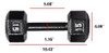 Amazon Basics Cast Iron Hex Dumbbell Weight 3