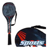 Kit Badminton 4 Raquetes + 12 Petecas C/ Bolsa Kit Completo 6