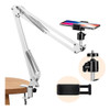 Soporte Para Telefono De Escritorio Con Brazo - Plateado 1