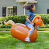 Hearthsong Hop 'n Go Horse Single Inflatable Ride-on, 48  L 4