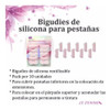 10 Bigudies De Silicona Reutilizables Para Pestañas Lefemme 1