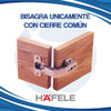 Bisagra Angulo Ciego Pilastra Hafele X 4 Unidades 1