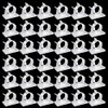 Viaky - 40 Clips De Cable Blancos, Organizador De Cables Aju 0
