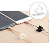 Viaky - 40 Clips De Cable Blancos, Organizador De Cables Aju 3