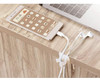 Viaky - 40 Clips De Cable Blancos, Organizador De Cables Aju 4