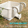 Cesta De Almacenamiento Magoog Junto A La Piscina, Cesta De 3
