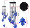 Campanillas De Viento De Mano Hamsa De Ojo Azul 2 Campanillas De Viento De Mano Hamsa De Ojo Azul 2