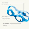 Fruit Basket Gafas Natación Niños Cereza 3