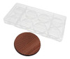 Molde Redondo De Chocolate De Policarbonato Medalla Redonda 0