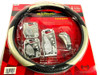 Cubre Volante Pomo Palanca Cambio Kit Tuning Auto Gris K520 1