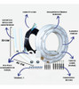Kit Instalação Ar-condicionado 7000 Btus 2/1 Split Conven. 2