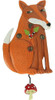 Allen Designs Foraging Fox Reloj De Pared De Péndulo Decorat 0