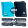 Kit 400 Capas E 400 Espirais Pretos Para Encadernação 07mm 1