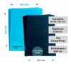 Kit 400 Capas E 400 Espirais Pretos Para Encadernação 07mm 2