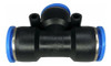 Conexão Pneumática União Engate Em T Pu 8mm 4 Peças Kit 6 Conexão Pneumática União Engate Em T Pu 8mm 4 Peças Kit 6