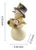 Ennas Figuras De Mueco De Nieve Decorativas Navideas De 4.45 4 Ennas Figuras De Mueco De Nieve Decorativas Navideas De 4.45 4