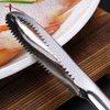 Cepillo Para Escamas De Pescado Con Dientes Acero Inoxidable 2