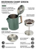 Tetera De Café Para Camping Coletti, Verde Sin Aluminio 1