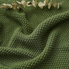 Manta De Punto De Cable De Algodón Verde Oliva De Longhui Pa 2 Manta De Punto De Cable De Algodón Verde Oliva De Longhui Pa 2