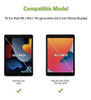 2 Pack De Protectores De Pantalla Compatibles Con iPad De 9 1