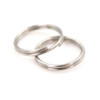 2pcs Redondo Metal Cromo Acabado Arillo Cámara Correa Anillo 1