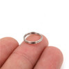 2pcs Redondo Metal Cromo Acabado Arillo Cámara Correa Anillo 4